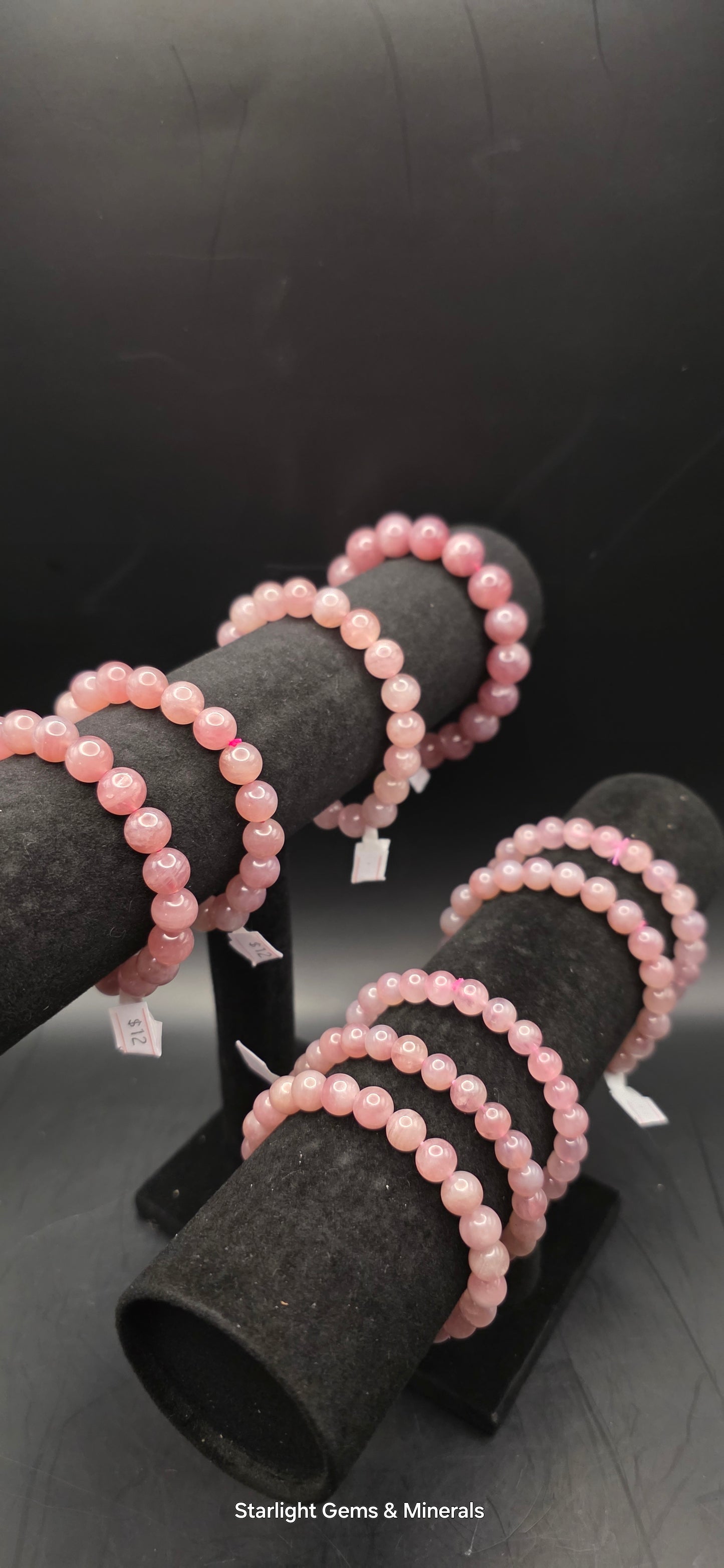 Rose Quartz Bracelets.