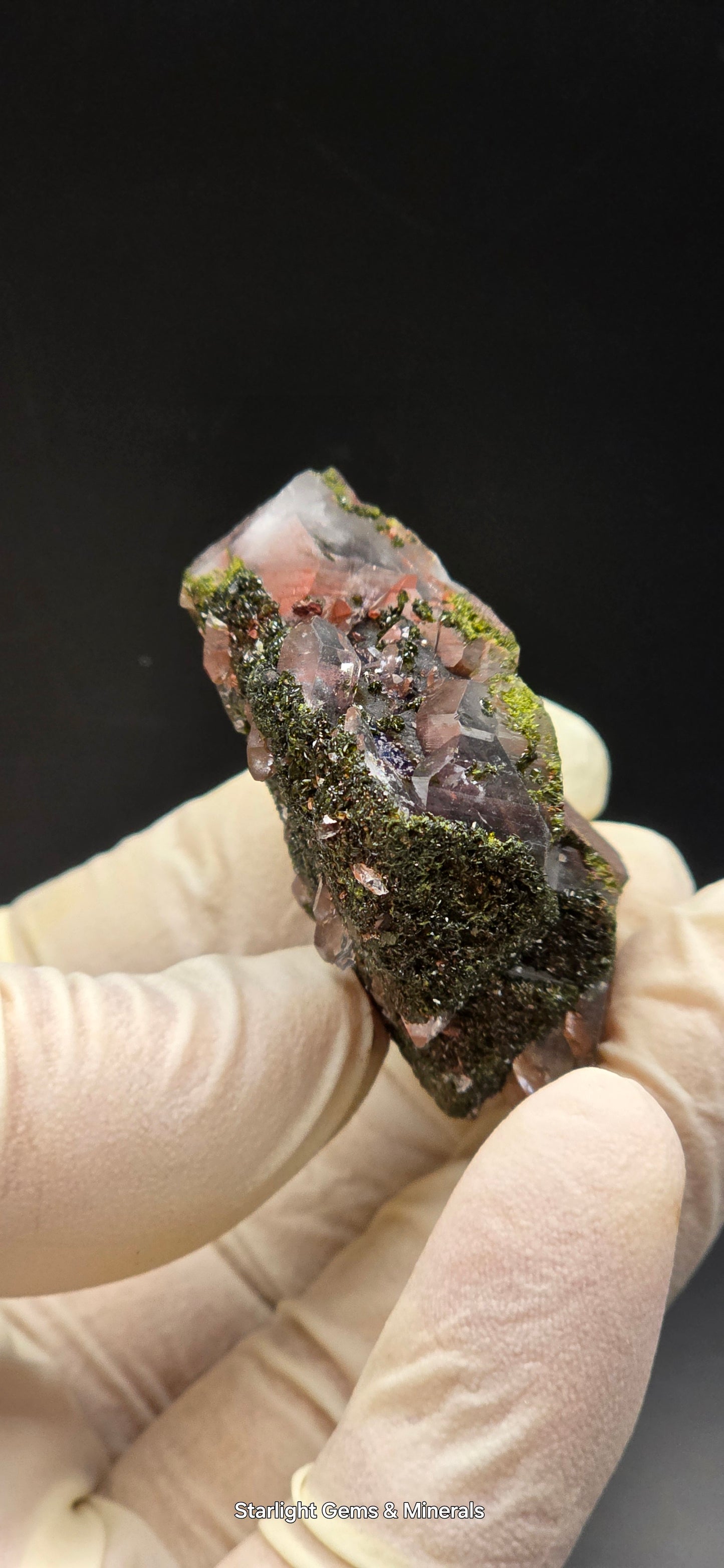 Brazilian Super Seven Quartz with Epidote!